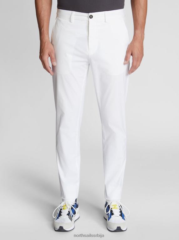 цхинос уског кроја бео одећу мушкарци PDV4J1289 North Sails