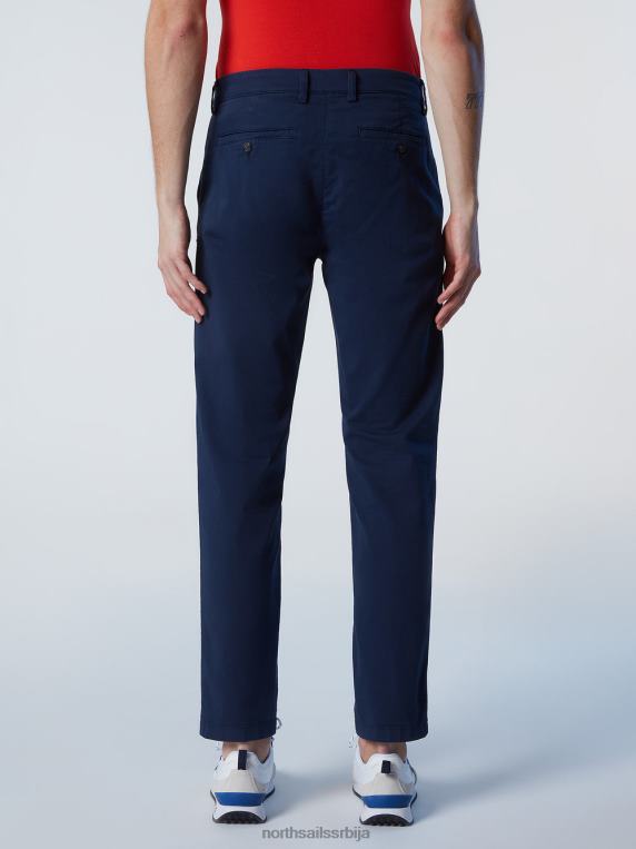 дефанзивац габардин цхинос Морнарско плаво одећу мушкарци PDV4J324 North Sails