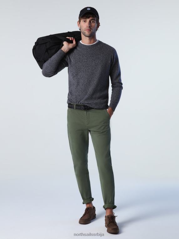 цхинос уског кроја бронзано зелена одећу мушкарци PDV4J799 North Sails
