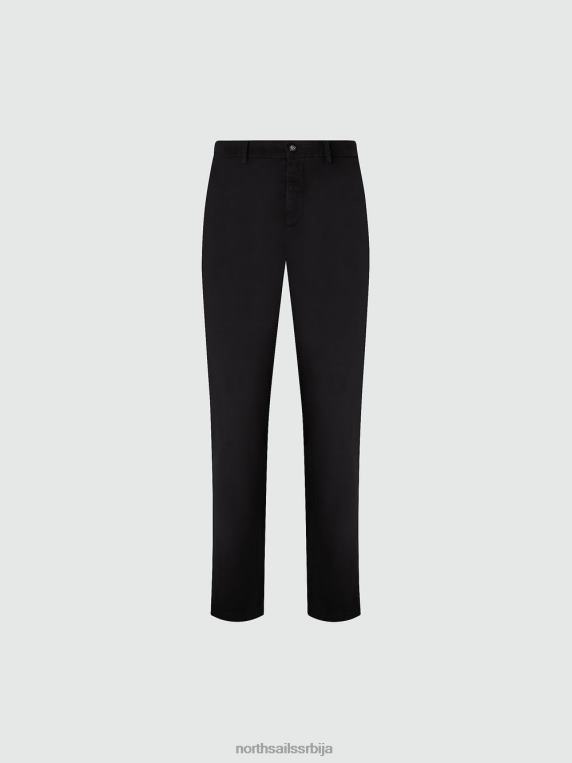 цхинос уског кроја црн одећу мушкарци PDV4J802 North Sails