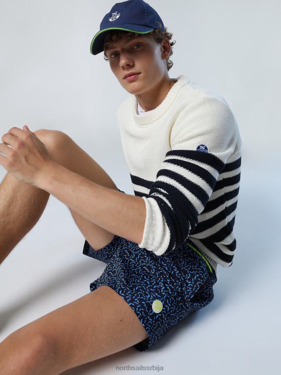 бретонски џемпер на пруге комбинација 2 одећу мушкарци PDV4J245 North Sails