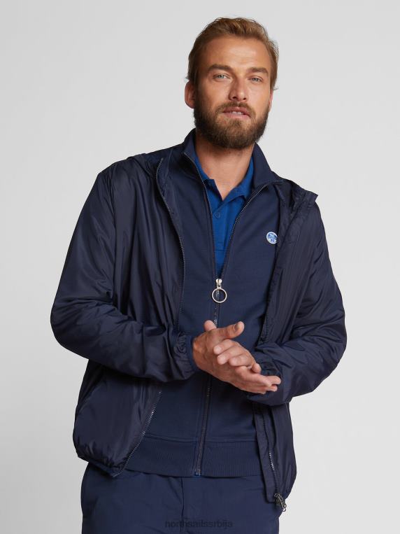 флис кардиган Морнарско плаво одећу мушкарци PDV4J1161 North Sails