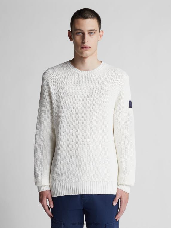 џемпер од памука и вуне марсхмаллов одећу мушкарци PDV4J1307 North Sails