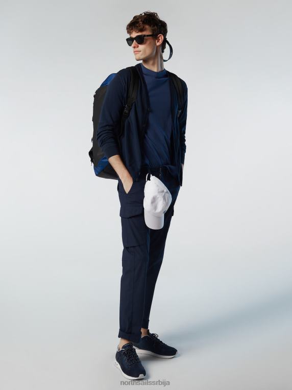 кардиган од органског памука Морнарско плаво одећу мушкарци PDV4J240 North Sails