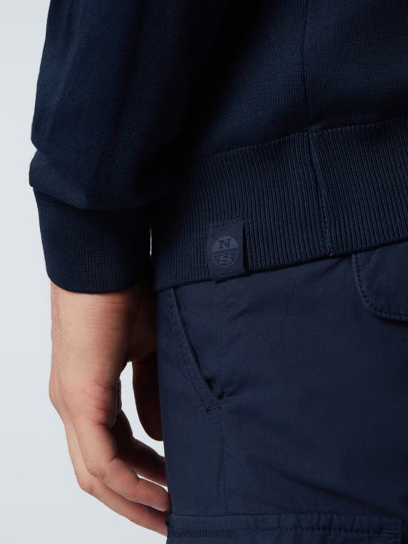 кардиган од органског памука Морнарско плаво одећу мушкарци PDV4J240 North Sails