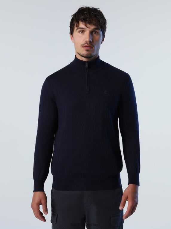 џемпер са рајсфершлусом Морнарско плаво одећу мушкарци PDV4J731 North Sails