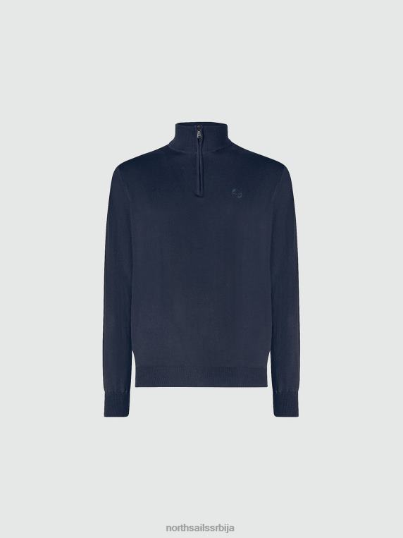 џемпер са рајсфершлусом Морнарско плаво одећу мушкарци PDV4J731 North Sails
