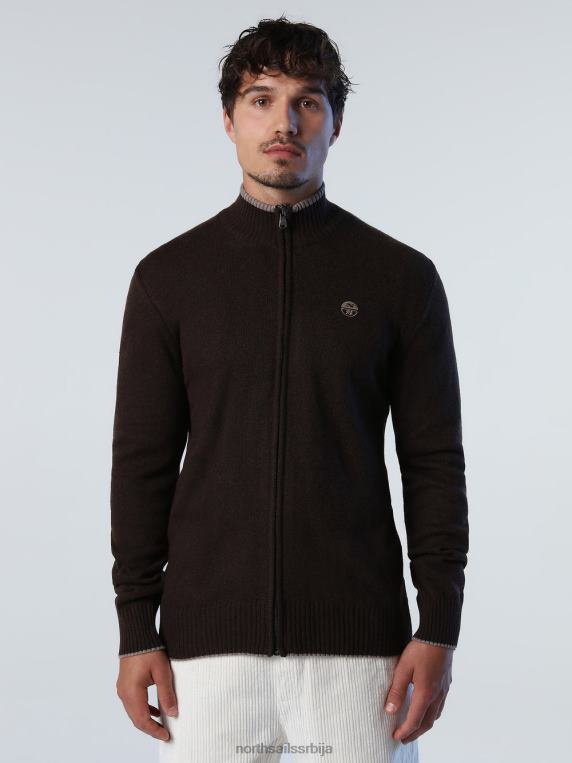 кардиган од еко кашмира какао одећу мушкарци PDV4J765 North Sails