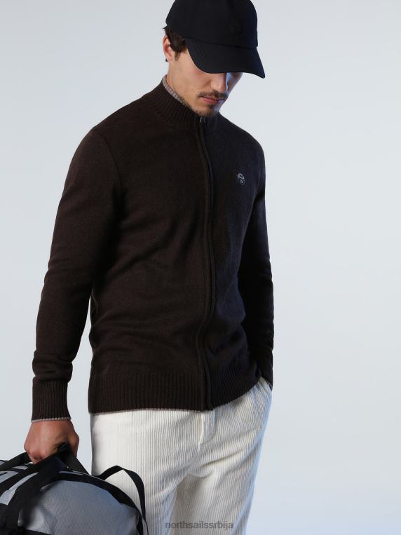 кардиган од еко кашмира какао одећу мушкарци PDV4J765 North Sails