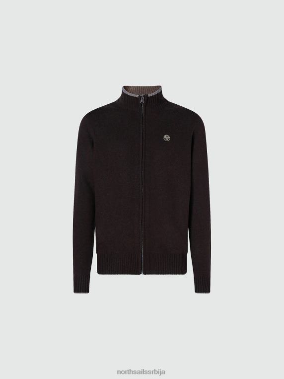 кардиган од еко кашмира какао одећу мушкарци PDV4J765 North Sails