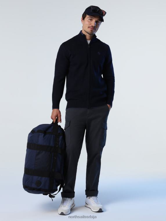 кардиган од еко кашмира Морнарско плаво одећу мушкарци PDV4J766 North Sails