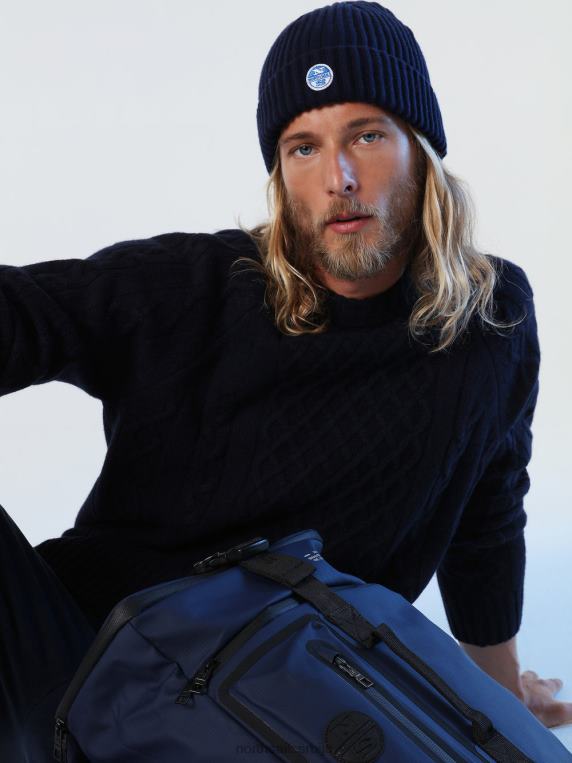 кабловски плетени џемпер Морнарско плаво одећу мушкарци PDV4J769 North Sails