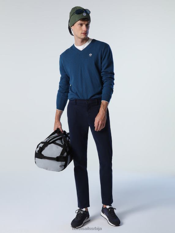 џемпер са В-изрезом посеидон одећу мушкарци PDV4J807 North Sails