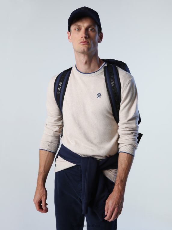 еко џемпер од кашмира маслац одећу мушкарци PDV4J883 North Sails