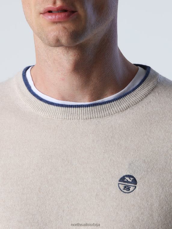 еко џемпер од кашмира маслац одећу мушкарци PDV4J883 North Sails