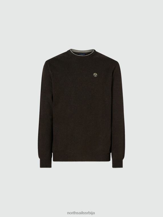 еко џемпер од кашмира какао одећу мушкарци PDV4J886 North Sails