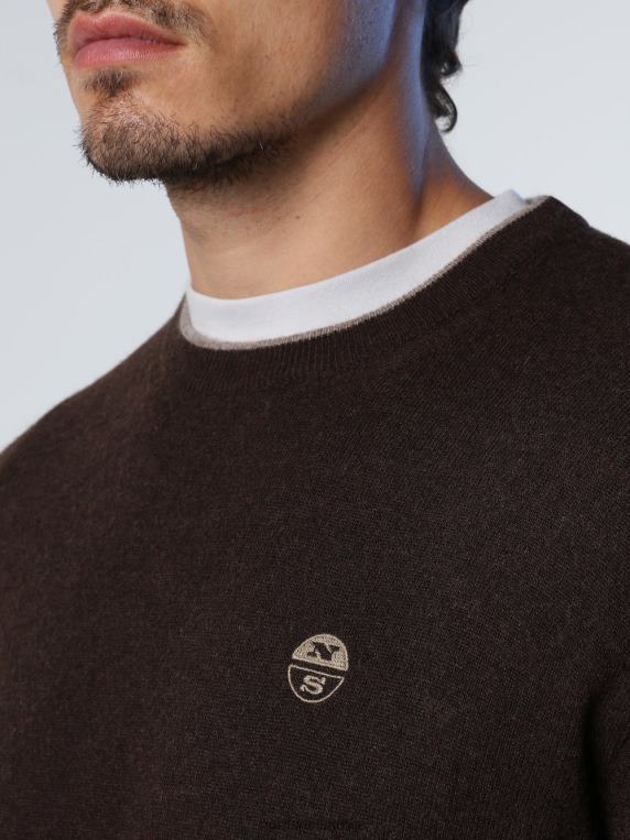 еко џемпер од кашмира какао одећу мушкарци PDV4J886 North Sails