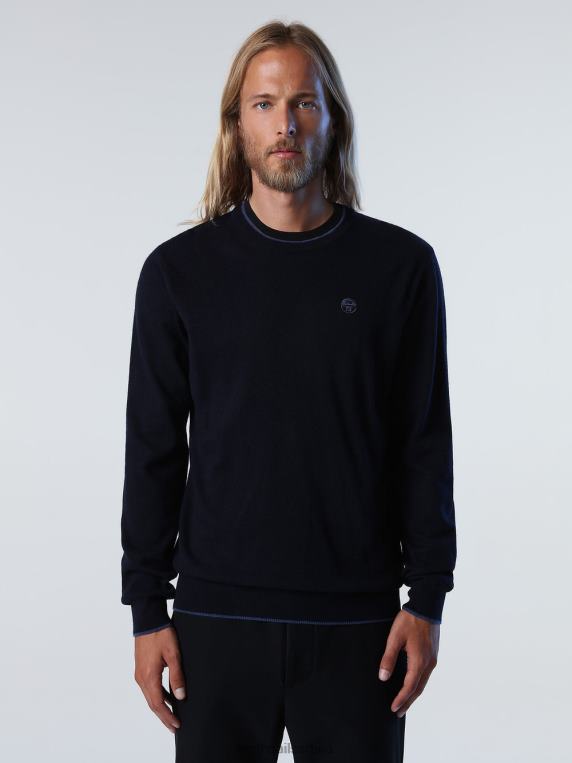 еко џемпер од кашмира Морнарско плаво одећу мушкарци PDV4J891 North Sails