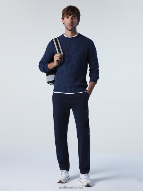 џемпер од саћа тамни тексас одећу мушкарци PDV4J898 North Sails