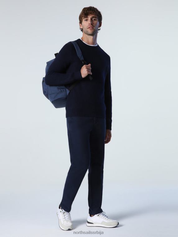 џемпер од саћа Морнарско плаво одећу мушкарци PDV4J899 North Sails