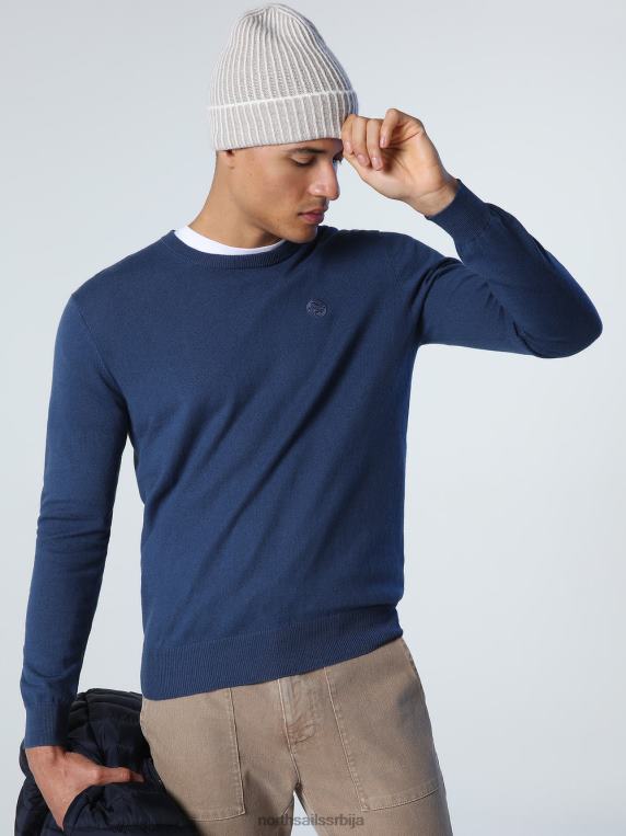 џемпер са великим изрезом тамни тексас одећу мушкарци PDV4J907 North Sails