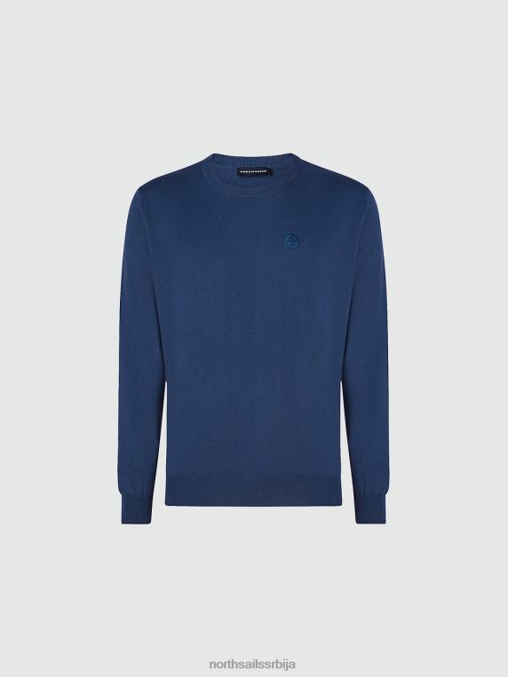 џемпер са великим изрезом тамни тексас одећу мушкарци PDV4J907 North Sails