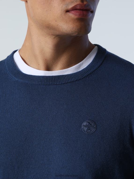 џемпер са великим изрезом тамни тексас одећу мушкарци PDV4J907 North Sails