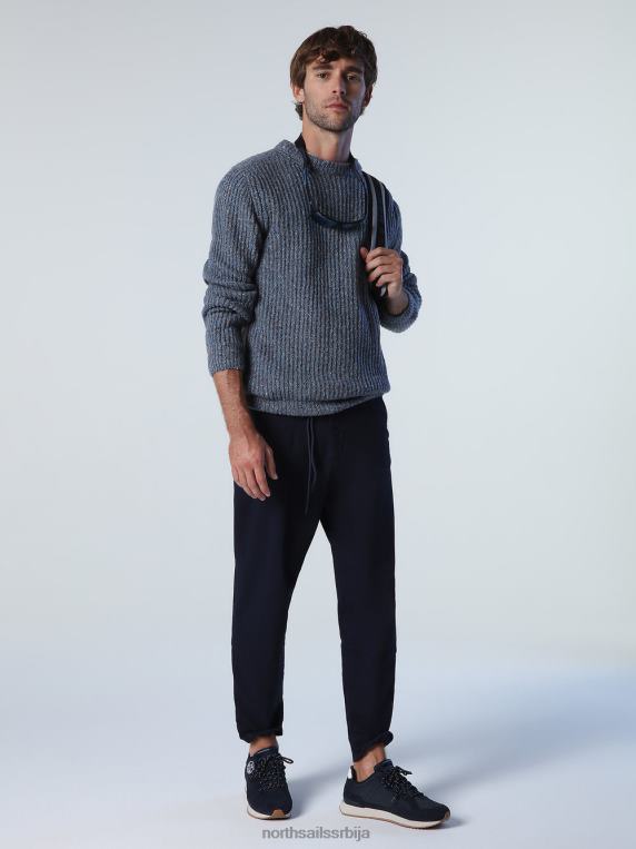 ребрасти џемпер цхина блуе одећу мушкарци PDV4J985 North Sails