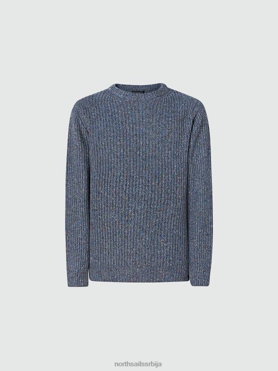 ребрасти џемпер цхина блуе одећу мушкарци PDV4J985 North Sails