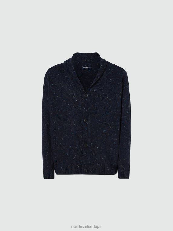 кардиган са шал крагном Морнарско плаво одећу мушкарци PDV4J988 North Sails