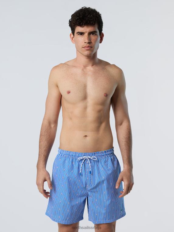 купаћи шорц са штампом на целом крају комбинација 10 одећа за плажу мушкарци PDV4J382 North Sails