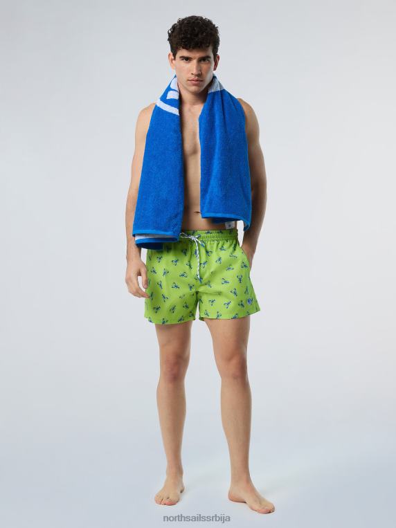 купаћи шорц са штампом на целом крају комбинација 12 одећа за плажу мушкарци PDV4J421 North Sails