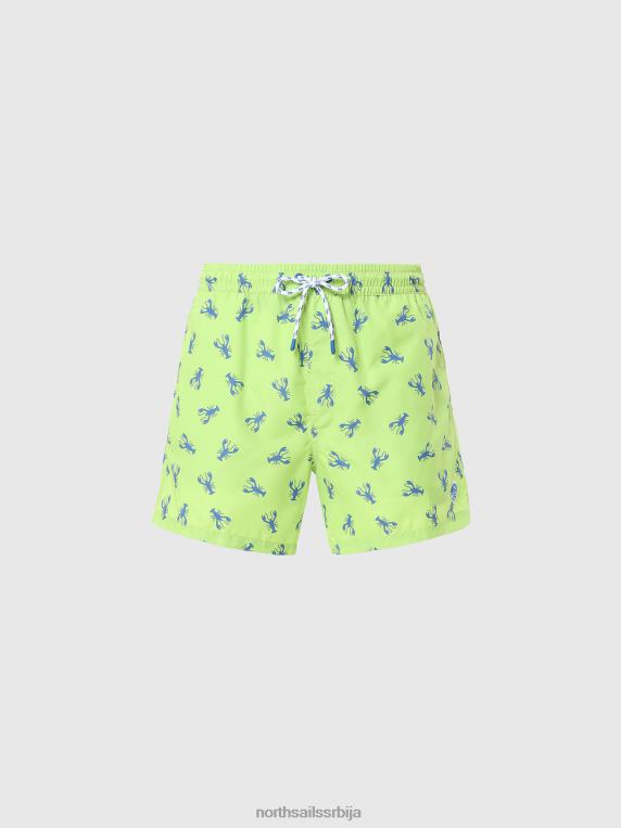 купаћи шорц са штампом на целом крају комбинација 12 одећа за плажу мушкарци PDV4J421 North Sails