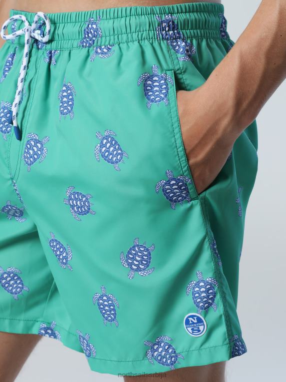 купаћи шорц са штампом на целом крају комбинација 13 одећа за плажу мушкарци PDV4J383 North Sails