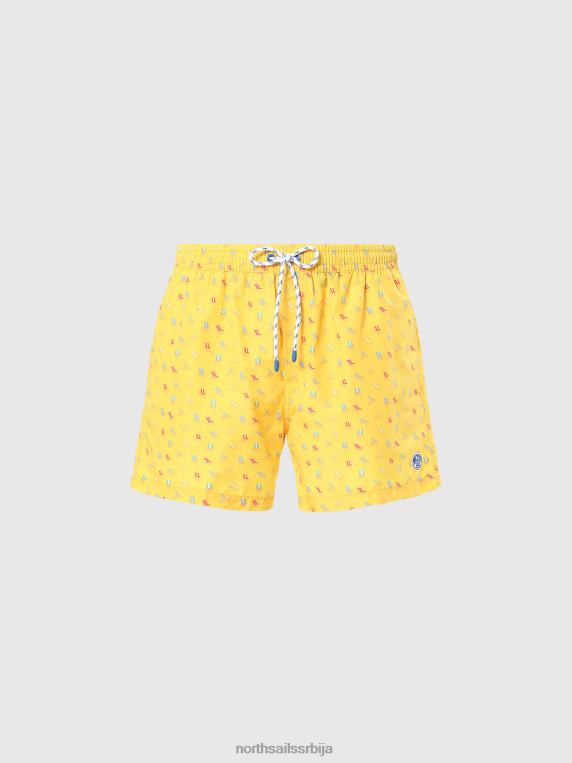 купаћи шорц са штампом на целом крају комбинација 27 одећа за плажу мушкарци PDV4J422 North Sails