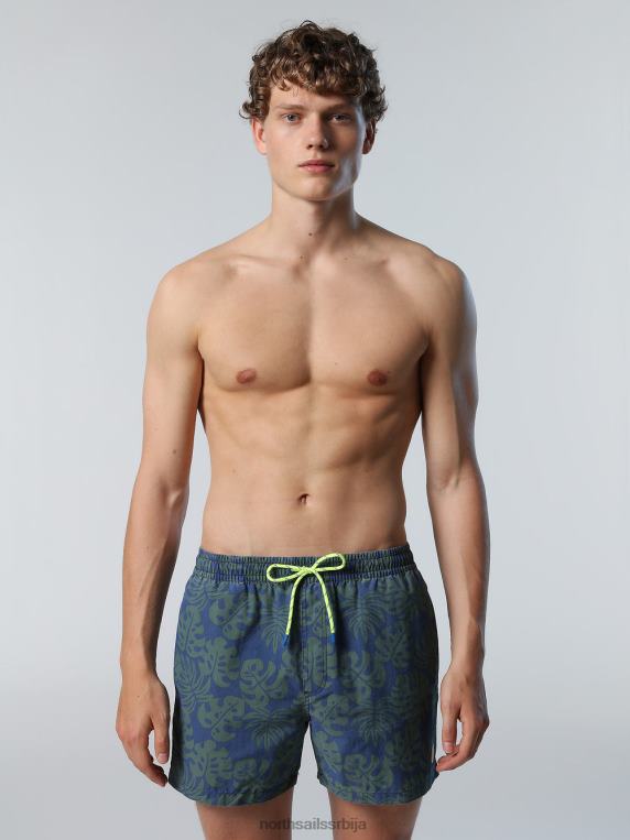 купаћи шорц са тропским принтом комбинација 34 одећа за плажу мушкарци PDV4J416 North Sails