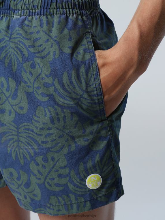 купаћи шорц са тропским принтом комбинација 34 одећа за плажу мушкарци PDV4J416 North Sails