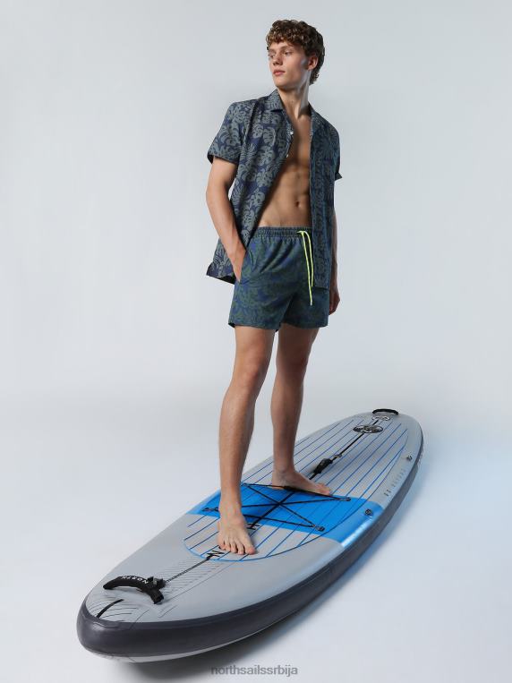 купаћи шорц са тропским принтом комбинација 34 одећа за плажу мушкарци PDV4J416 North Sails