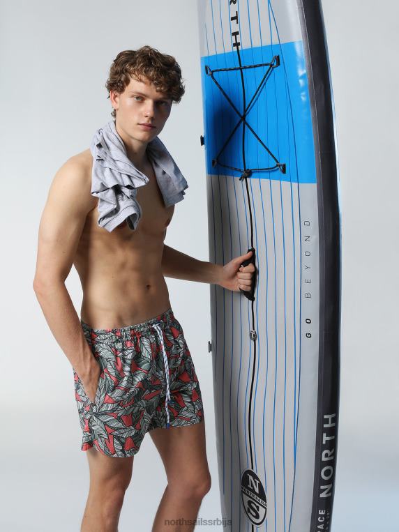 купаћи шорц са тропским принтом комбинација 35 одећа за плажу мушкарци PDV4J417 North Sails