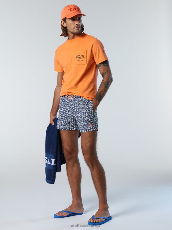 купаћи шорц са тропским принтом комбинација 39 одећа за плажу мушкарци PDV4J418 North Sails