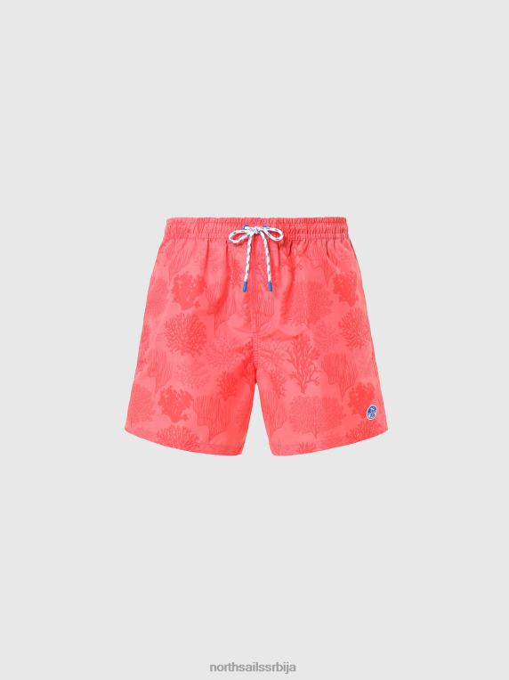 купаћи шорц са завршном обрадом од коже брескве комбинација 68 одећа за плажу мушкарци PDV4J375 North Sails