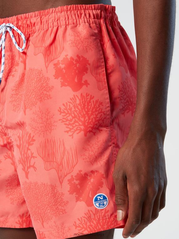 купаћи шорц са завршном обрадом од коже брескве комбинација 68 одећа за плажу мушкарци PDV4J375 North Sails