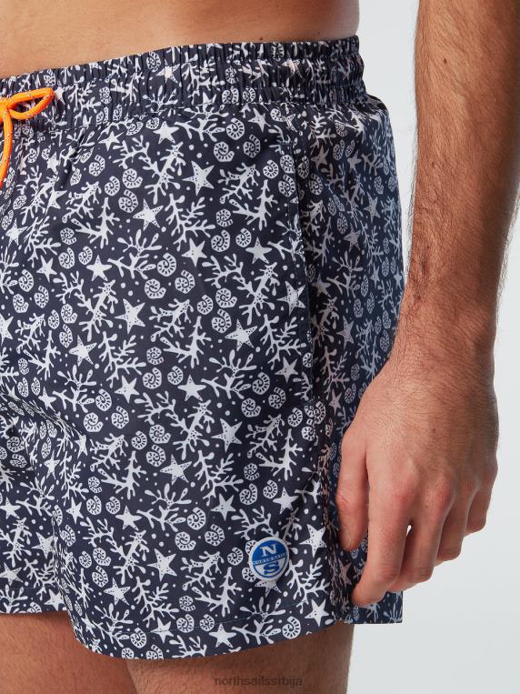 купаћи шорц са штампом на целом крају комбинација 74 одећа за плажу мушкарци PDV4J424 North Sails