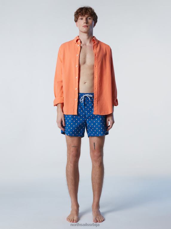 купаћи шорц са штампом на целом крају комбинација 9 одећа за плажу мушкарци PDV4J419 North Sails