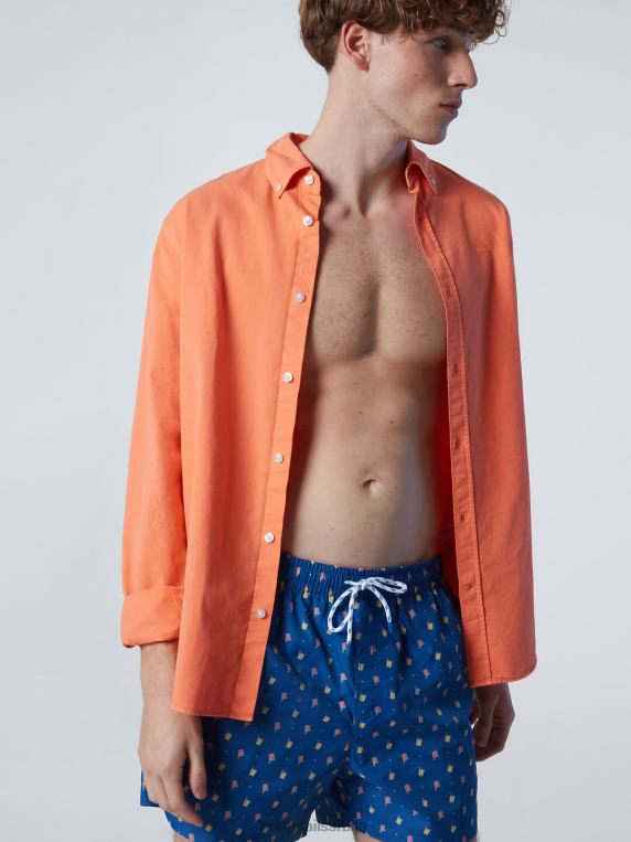 купаћи шорц са штампом на целом крају комбинација 9 одећа за плажу мушкарци PDV4J419 North Sails