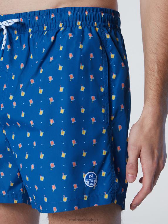 купаћи шорц са штампом на целом крају комбинација 9 одећа за плажу мушкарци PDV4J419 North Sails