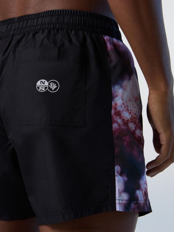 кораљне баштоване за пливање црн одећа за плажу мушкарци PDV4J372 North Sails