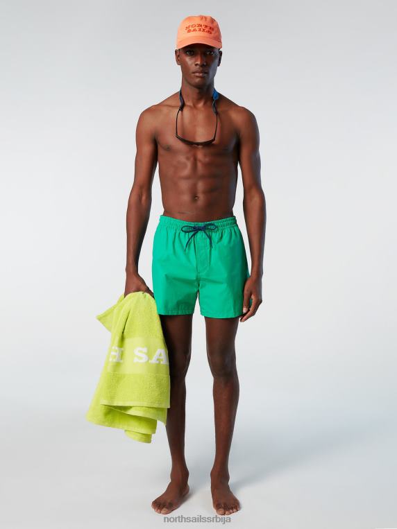 купаћи шорц са логом башта зелена одећа за плажу мушкарци PDV4J386 North Sails