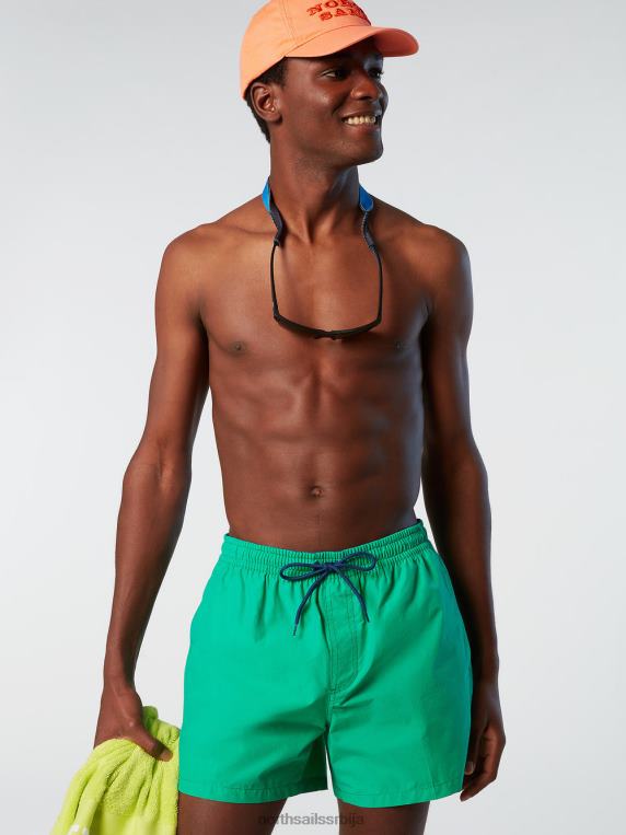 купаћи шорц са логом башта зелена одећа за плажу мушкарци PDV4J386 North Sails