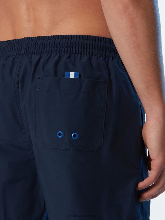 купаћи шорц са логом Морнарско плаво одећа за плажу мушкарци PDV4J391 North Sails